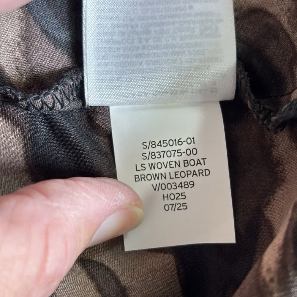 GAP satin leopard